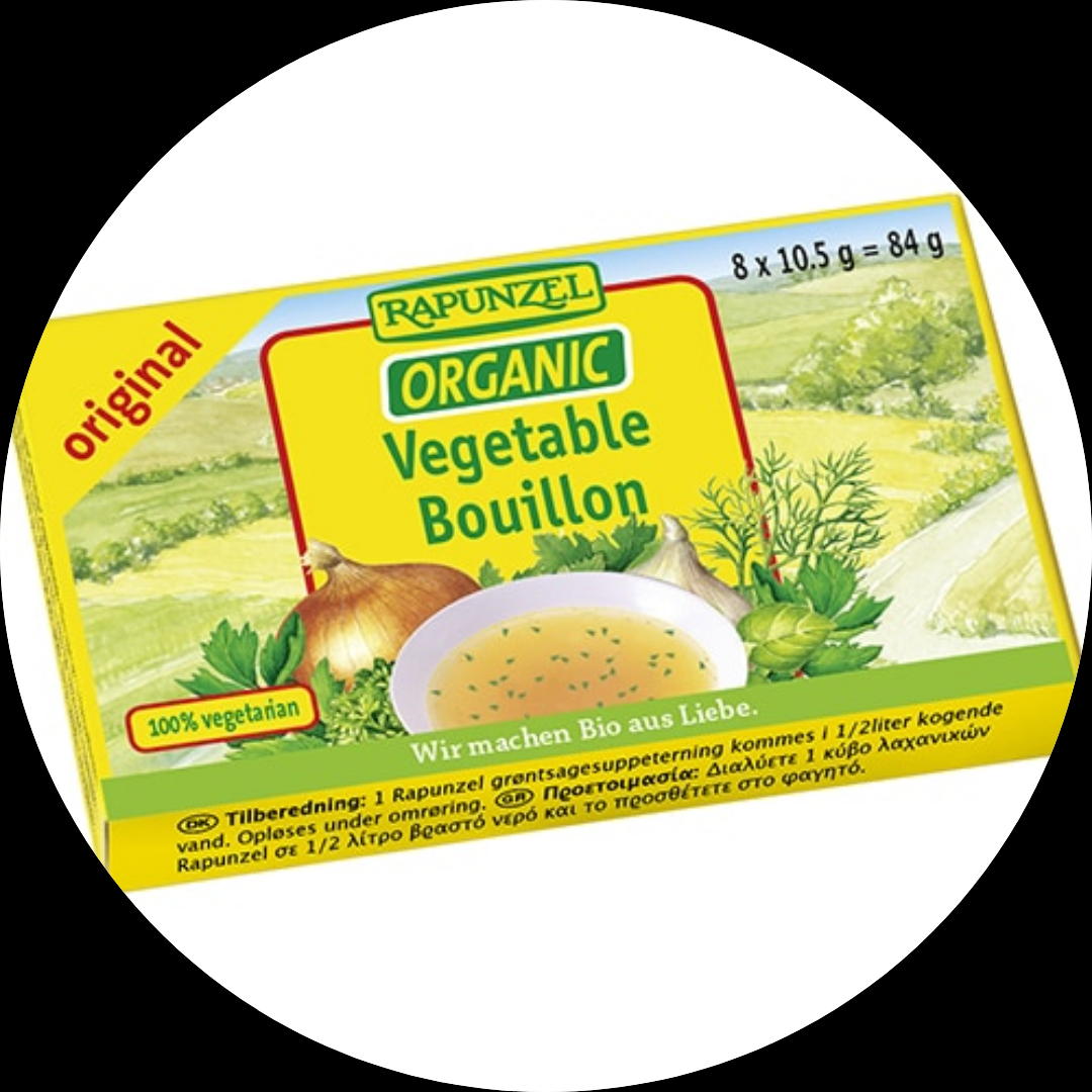 VEGETABLE STOCK BOUILLON CUBES WITH SALT Fill Good Bulk Foods