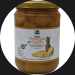 PINEAPPLE PIECES BOTTLE ORGANIC
