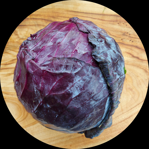 CABBAGE RED ORGANIC WHOLE OR HALF
