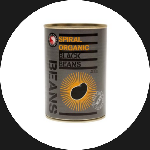 CANNED ORGANIC BLACK BEANS 400g