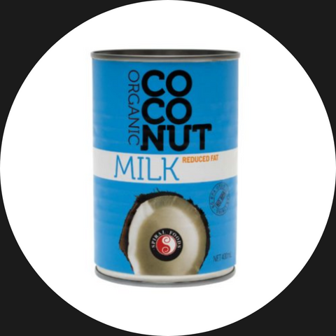 COCONUT MILK ORGANIC CANNED BPA FREE 400g