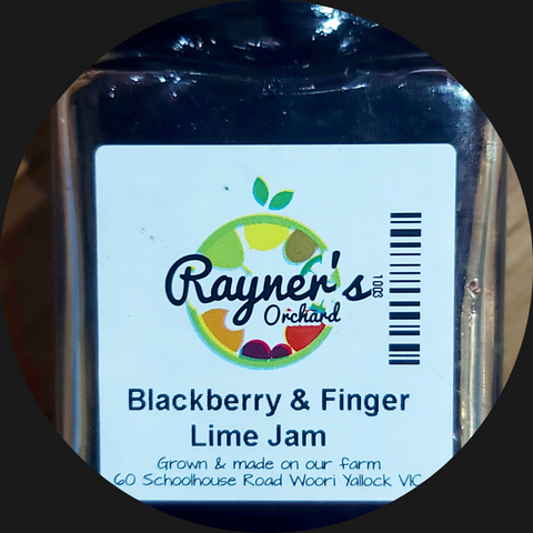 RAYNERS BLACK BERRY AND FINGER LIME JAM