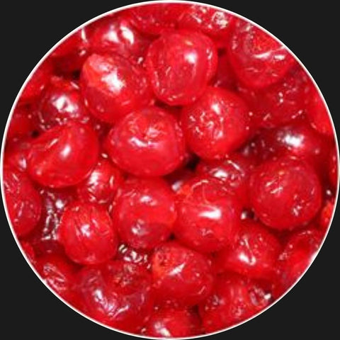 GLACE CHERRIES RED