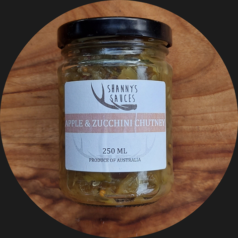 SHANNY'S APPLE AND ZUCCHINI CHUTNEY 250GMS