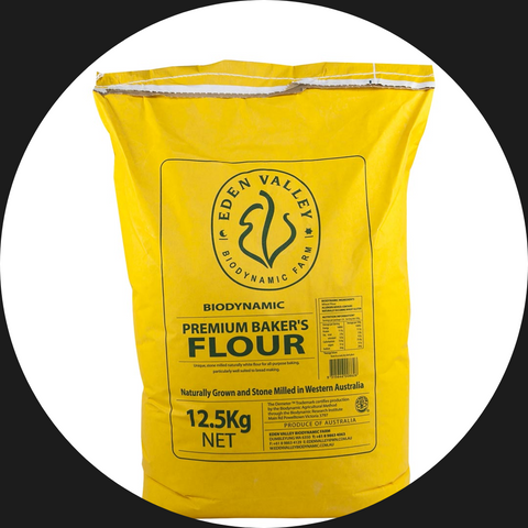 WHEAT WHITE EDEN VALLEY BIODYNAMIC FLOUR 12.5 KILO