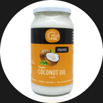 ORGANIC COCONUT OIL RAW EXTRA VIRGIN 1 L Glass Jar
