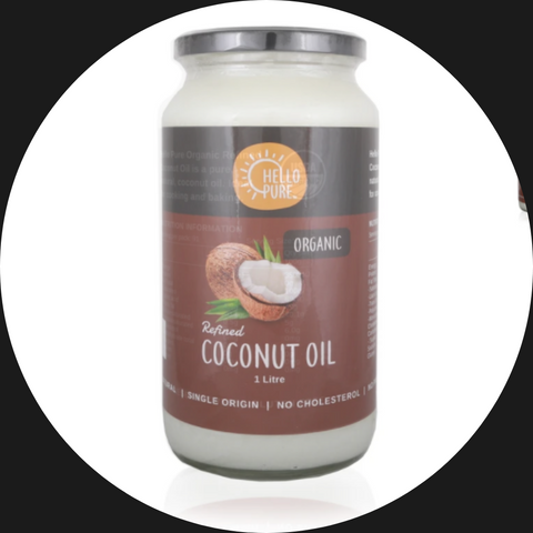 ORGANIC COCONUT OIL PURIFIED 1 L Glass Jar