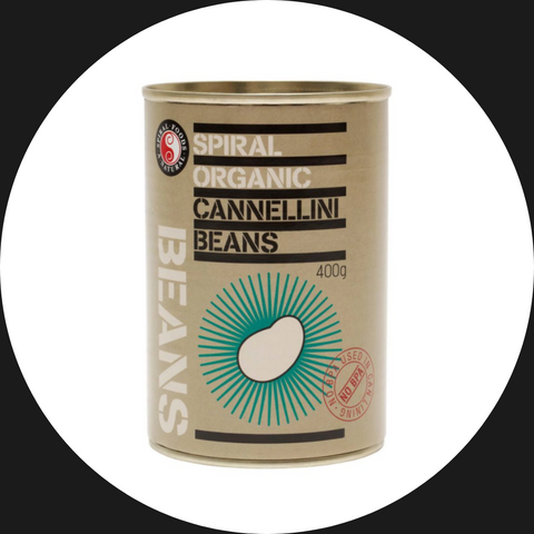CANNED ORGANIC CANNELLINI BEANS 400G